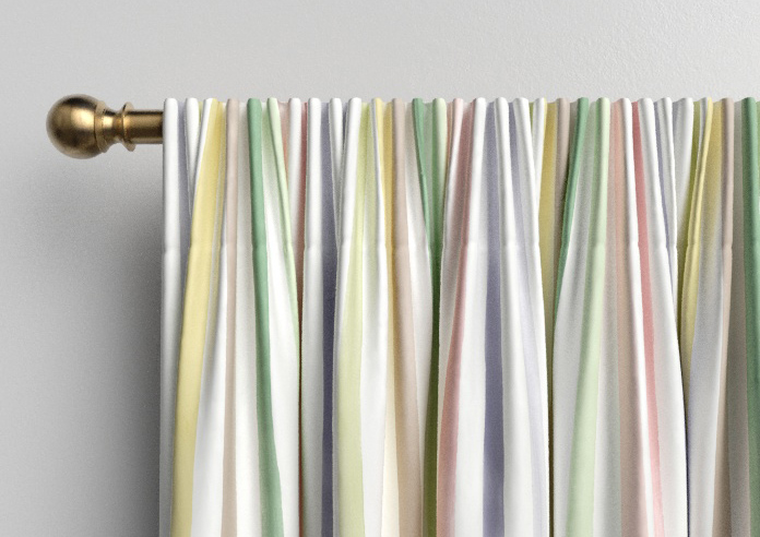 Bluebellgray Watercolour Stripe, Tetbury - Made to Measure Curtains - Image 9